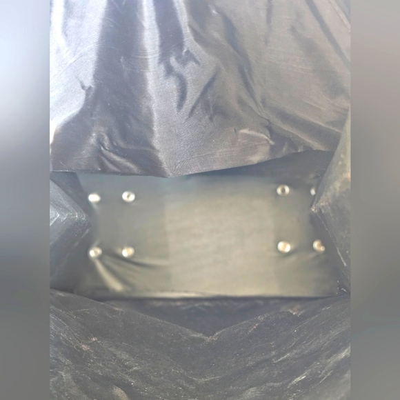 Vintage Bovano USA Fold up Collapsible Rolling Travel Bag Suitcase Palm Trees - Picture 13 of 15